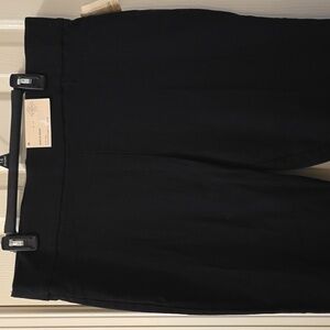 ST. JOHN'S BAY BRAND WOMEN'S PLUS SIZE BLACK SLIP-ON ANKLE PANTS SIZE 18